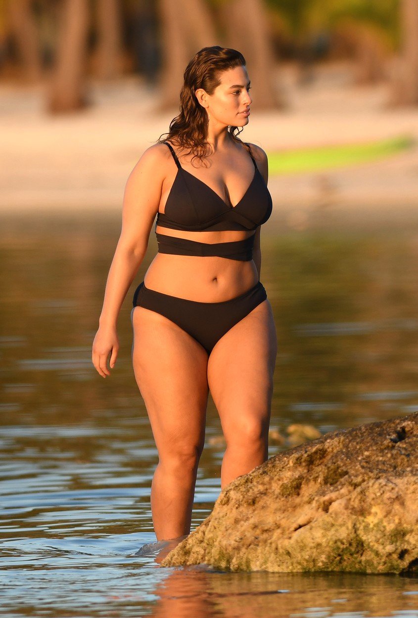 Ashley Graham fotí v Miami.