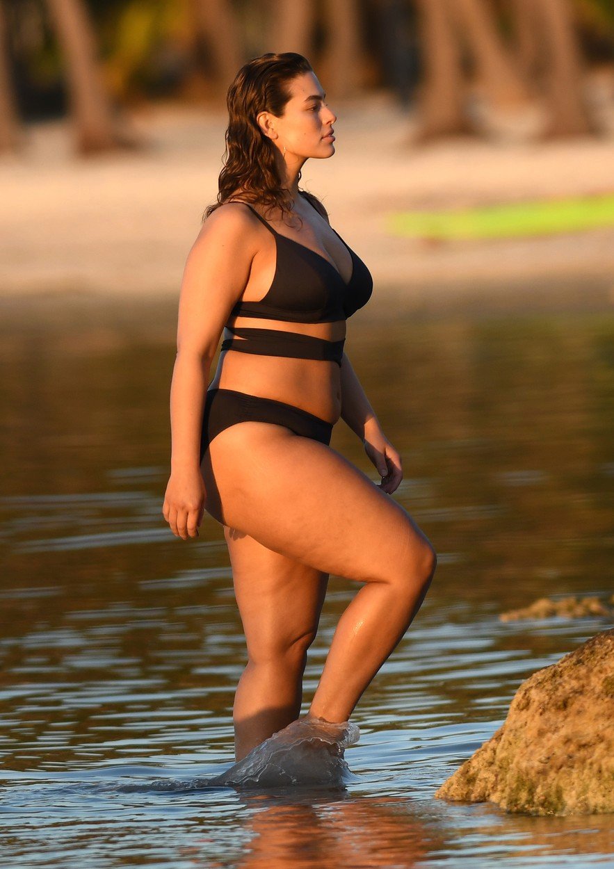 Ashley Graham fotí v Miami.