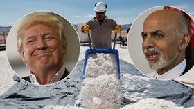 Afghánistán zřejmě našel něco, na co by Donald Trump mohl slyšet - nerostné zásoby lithia