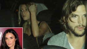 Ashton Kutcher byl načapán tři měsíce před rozpadem manželství s Demi Moore s milenkou Sarou Leal