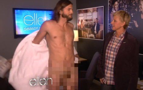 Ashton Kutcher se odhaluje v show moderátorky Ellen De Generes.