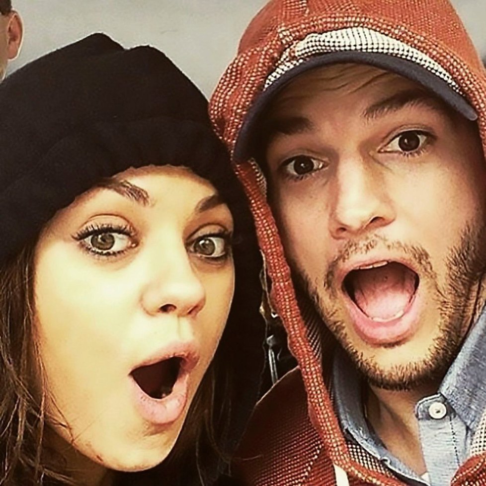 Herecký pár Mila Kunis a Ashton Kutcher.