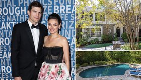 Ashton Kutcher a Mila Kunis prodali domek v Beverly Hills