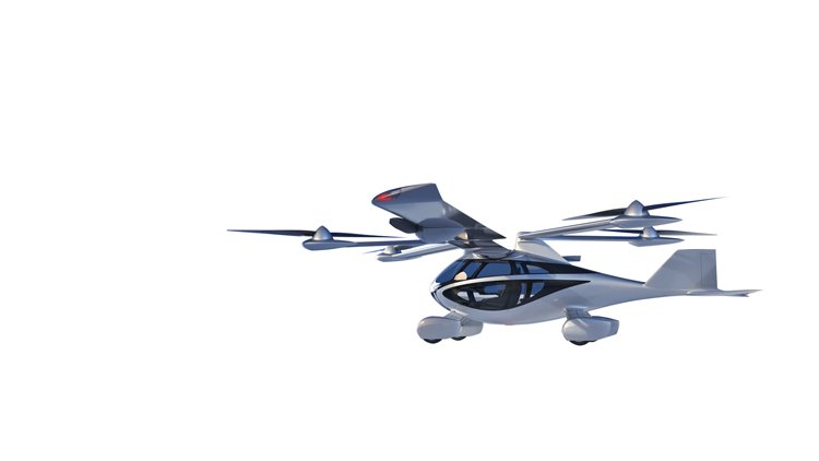 Létající auto Aska: Křídla i rotory se skládají důmyslným mechanismem