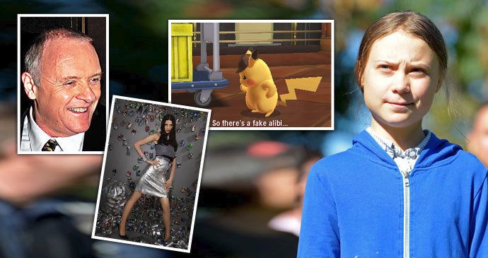Co spojuje Gretu Thunbergovou, Anthonyho Hopkinse, krásnou topmodelku a stvořitele  Pikachu?