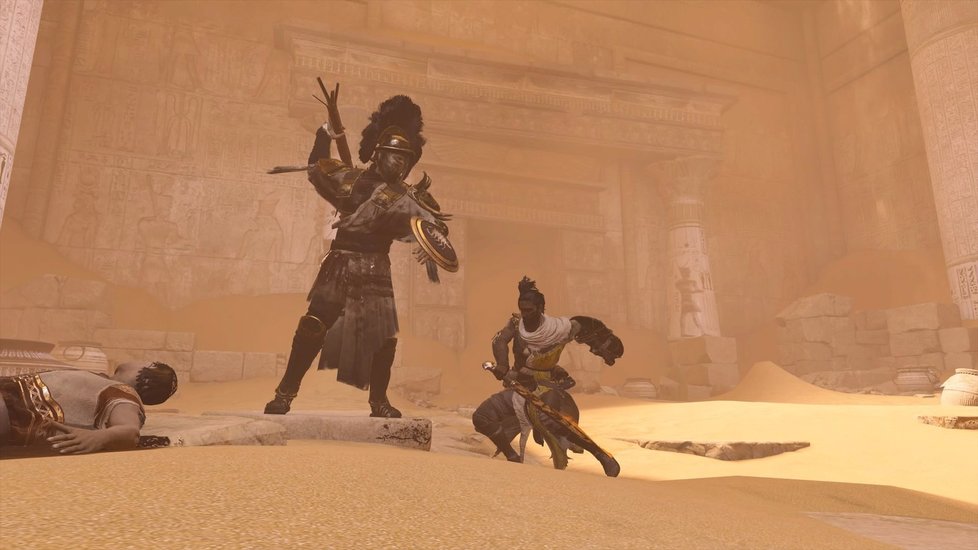 Plíživá akce Assassin&#39;s Creed Origins ze starověkého Egypta.