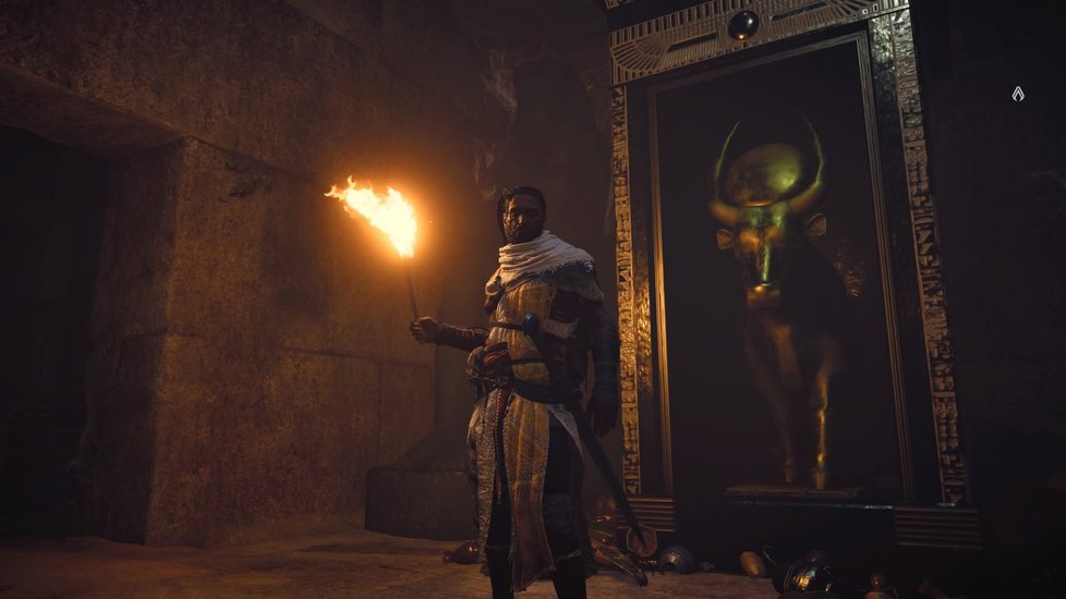 Plíživá akce Assassin&#39;s Creed Origins ze starověkého Egypta.