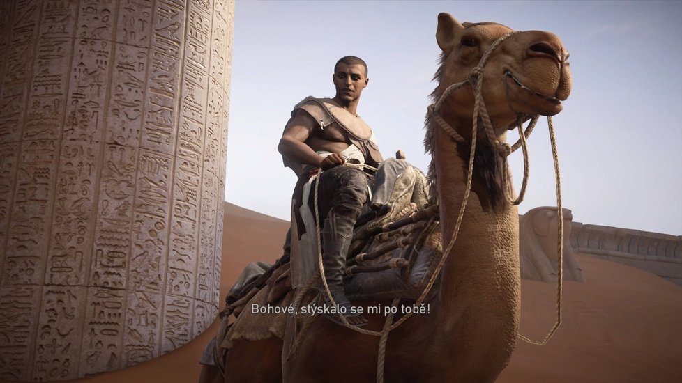 Plíživá akce Assassin&#39;s Creed Origins ze starověkého Egypta.