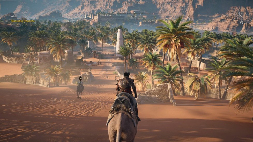 Plíživá akce Assassin&#39;s Creed Origins ze starověkého Egypta.