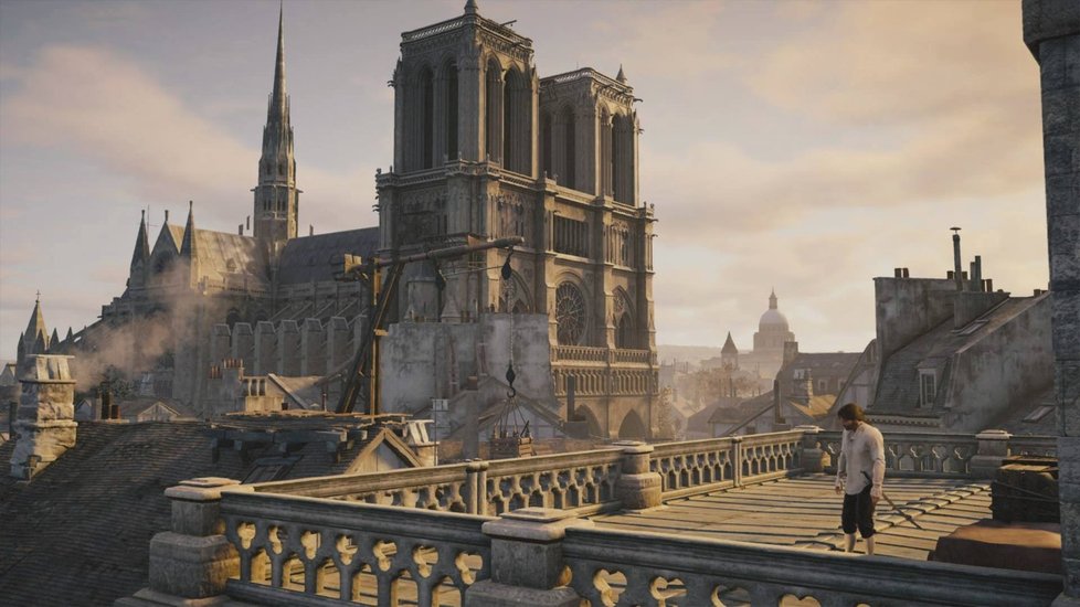 Katedrála Notre-Dame v celé své kráse.