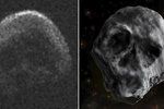 K Zemi se blíží asteroid, který má tvar lebky