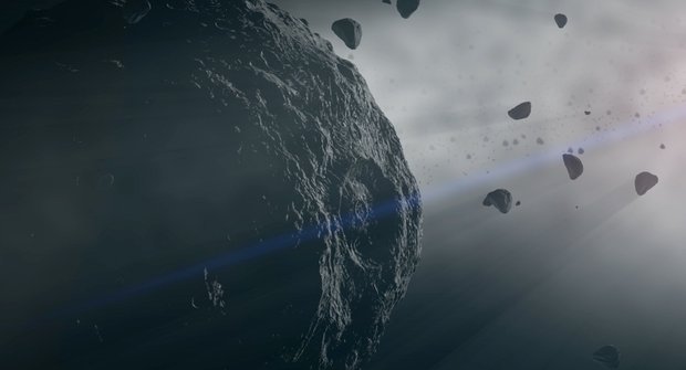 Asteroidy „plivou“ oblázky!