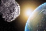Asteroid, který proletěl velice blízko Země (ilustrační foto)