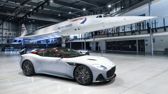Aston Martin DBS Superleggera Concorde přípomíná první let slavného nadzvukového dopravního letounu 