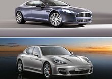 Aston Martin Rapide vs. Porsche Panamera: Designový duel