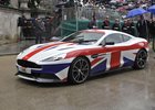 Aston Martin Vanquish se oblékl do barev britské vlajky