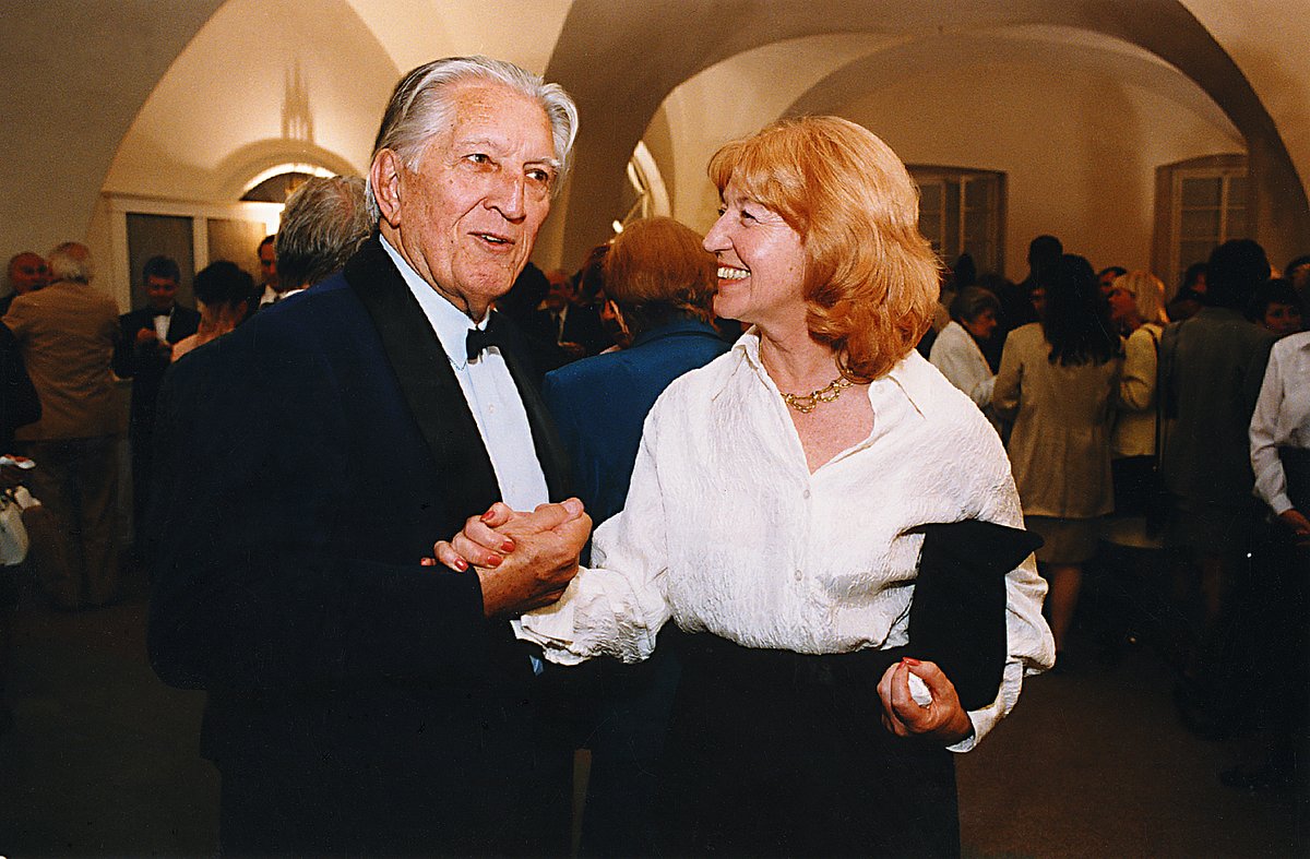 1997 Přemysl Kočí se svou Astrid.