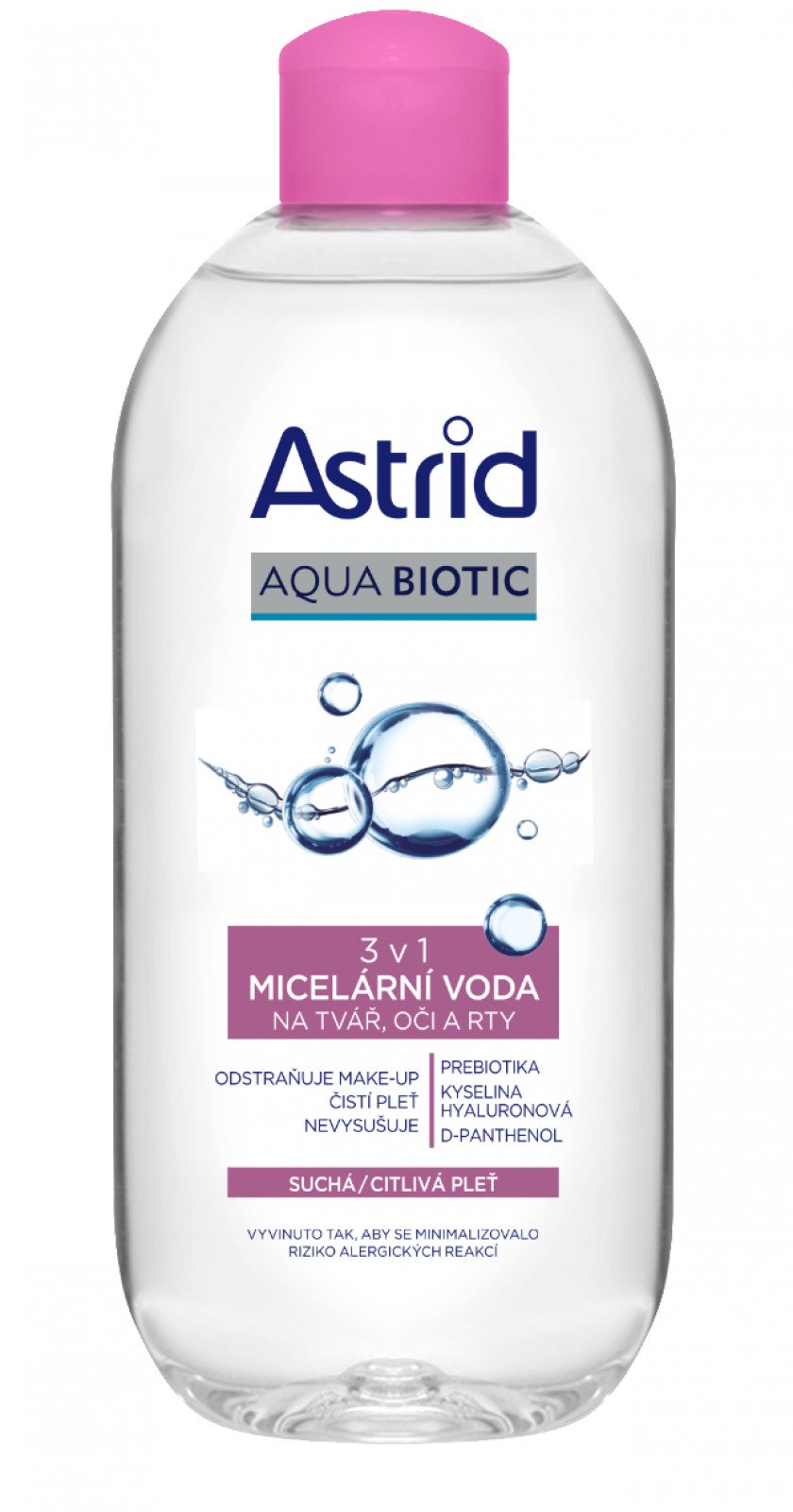 Micelární voda 3v1, Astrid, 109 Kč (400 ml)