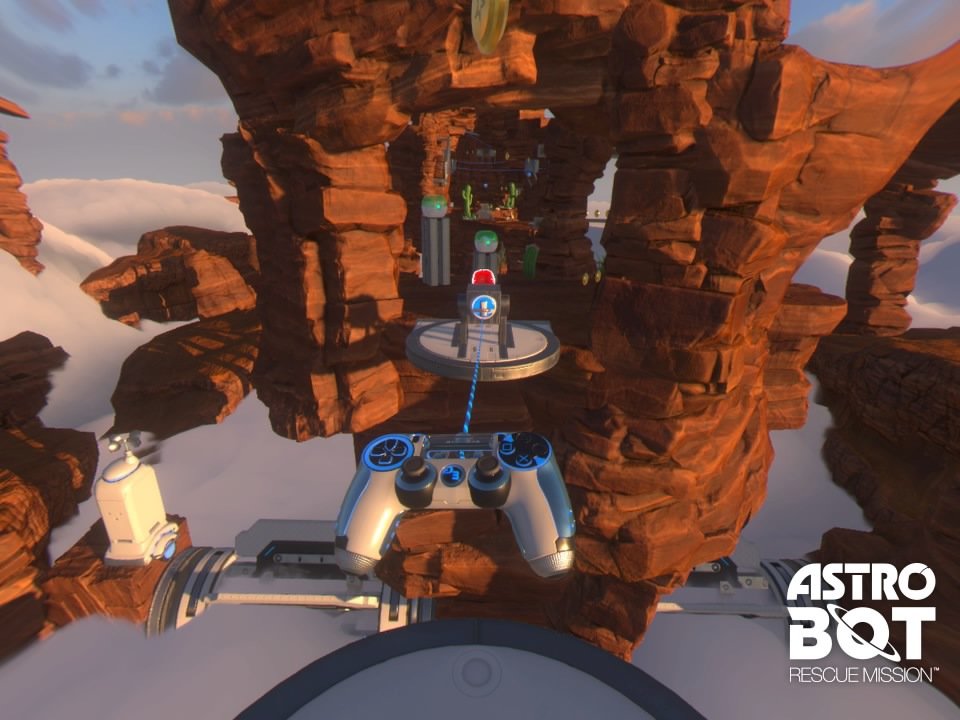 Astro Bot: Rescue Mission pro PlayStation VR.