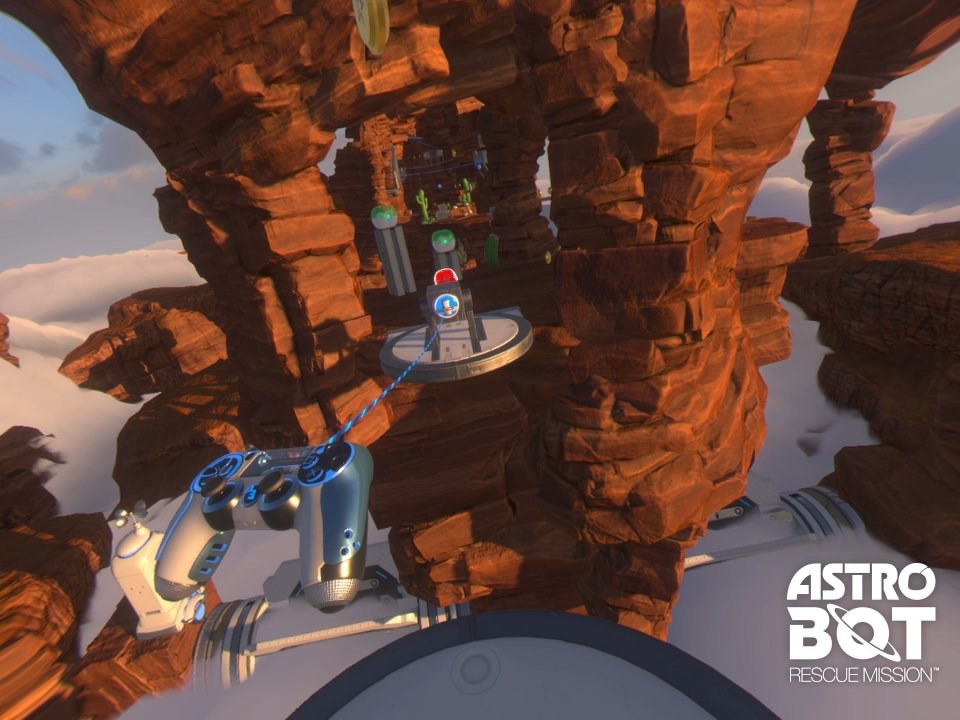 Astro Bot: Rescue Mission pro PlayStation VR.