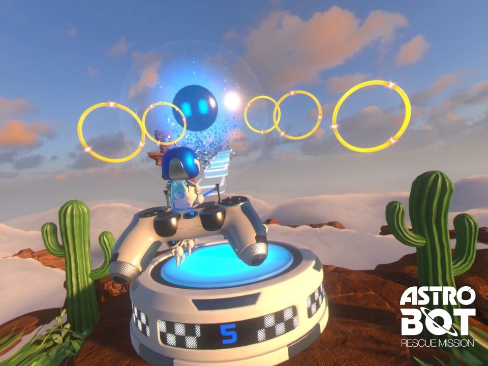 Astro Bot: Rescue Mission pro PlayStation VR.