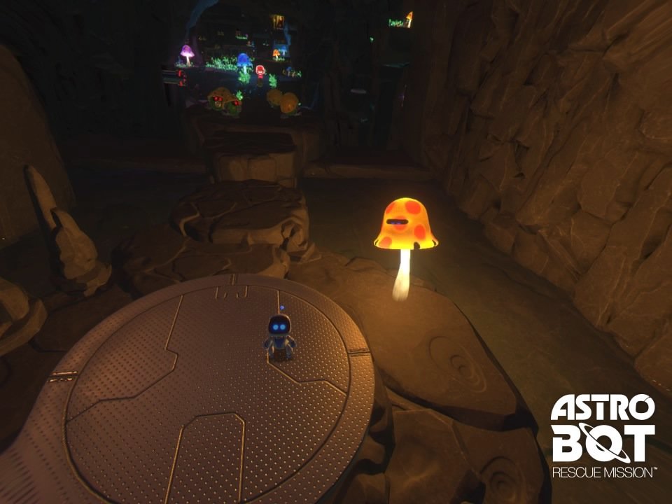 Astro Bot: Rescue Mission pro PlayStation VR.