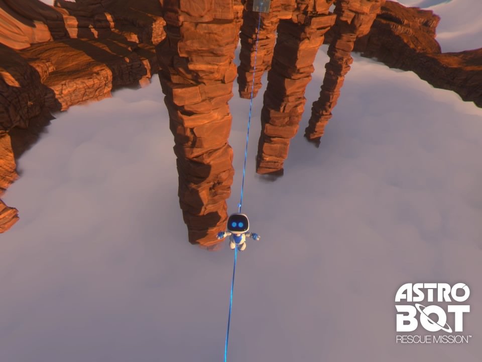 Astro Bot: Rescue Mission pro PlayStation VR.