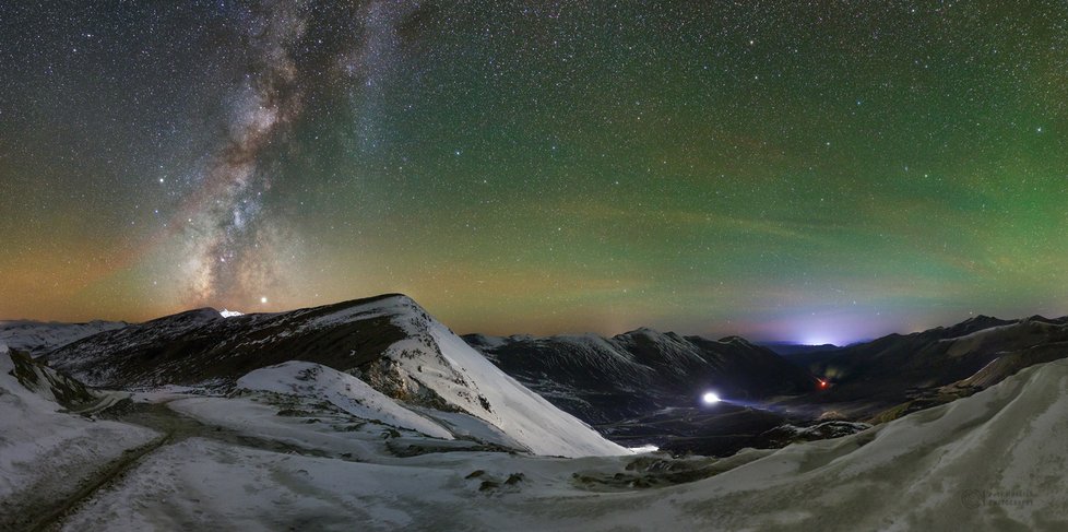 Fotografie noční oblohy Petra Horálka