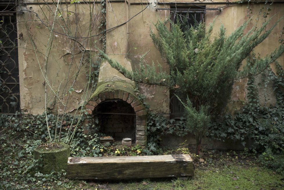 Takto vypadal ateliér sochařky Wichterlové, a jeho okolí, v dobách, kdy byla význačná umělkyně na vrcholu svých tvůrčích sil.