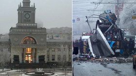Nejprve vybuchlo volgogradské nádraží, další bombu pak teroristé odpálili v trolejbusu.