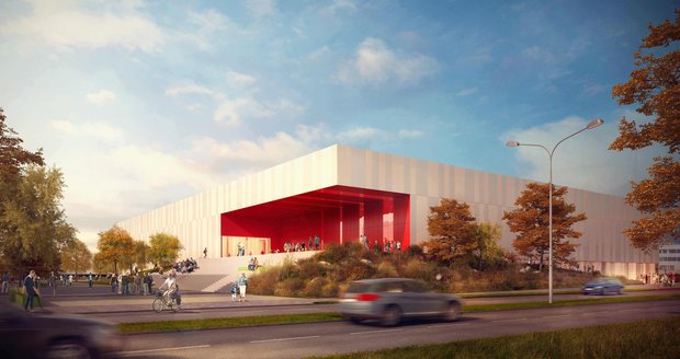Takto má vypadat nová atletická hala, která vznikne v areálu univerzitního kampusu v Brně.