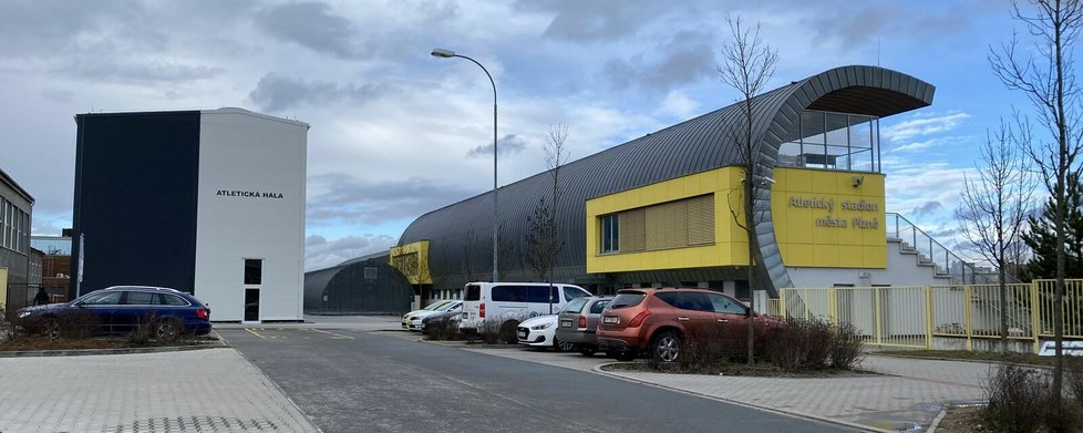 Atletický stadion města Plzně ve Skvrňanech.