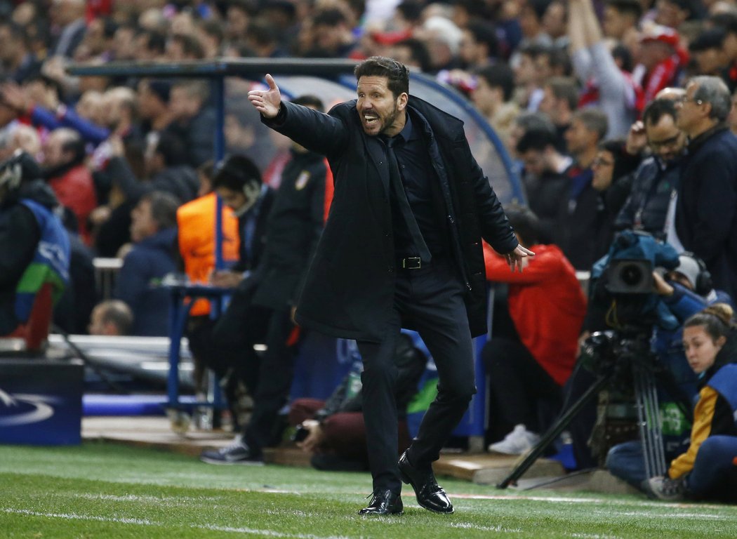 Trenér Atlétika Madrid Diego Simeone