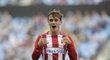 Kanonýr Atlétika Madrid Antoine Griezmann slaví gól do sítě Celty Vigo