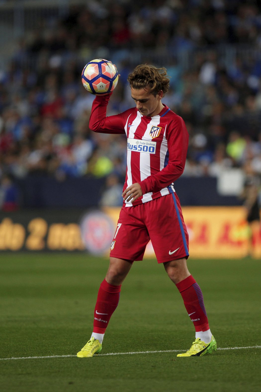 Střelec Atlétika Madrid Antoine Griezmann se proti Sociedadu neprosadil