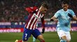 Hvězdný útočník Atlétika Madrid Antoine Griezmann