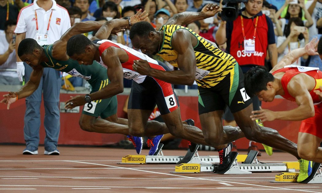 Usain Bolt měl s postupem do finále velké problémy