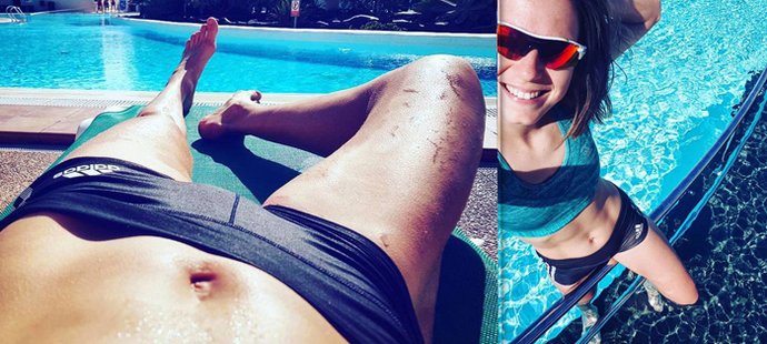 Chodkyně Anežka Drahotová se rozhodla prodat nejen svůj vytrvalostní talent, ale také své tělo. Instagram zásobuje sexy fotkami.