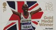 Zásluhou svých úspěchů se Mo Farah dostal ve Velké Británii i na poštovní známky