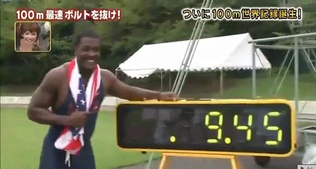 Justin Gatlin s hodnotou svého nepovoleného rekordu