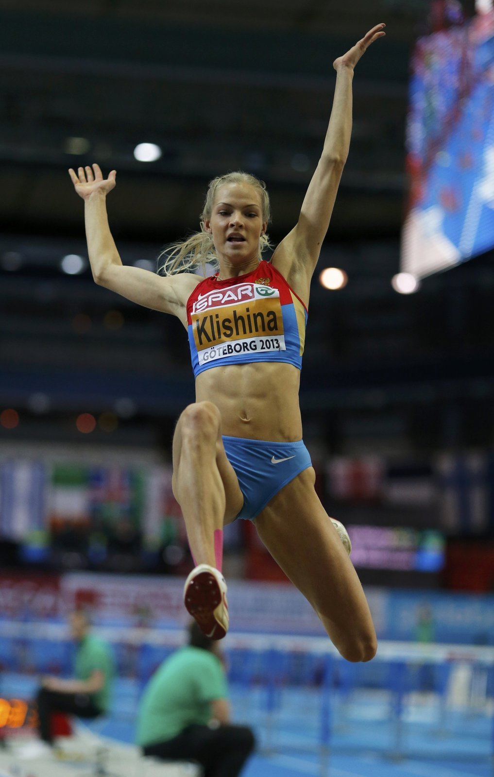 Daria Klišinová na halovém mistrovství Evropy ve Švédsku