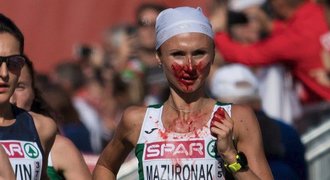 Totálně krvavá šampionka. Vítězka maratonu porazila nejen soupeřky