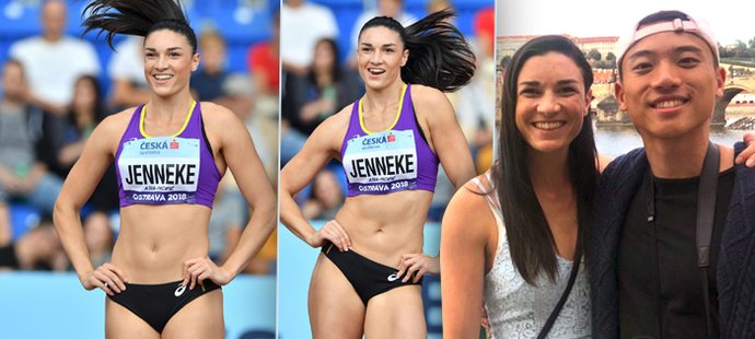 Michelle Jennekeová si pobyt v Česku užila na atletickém oválu i mimo něj