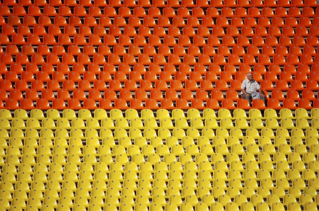 Na atletickém mistrovství světa v Moskvě tribuny najdete spoustu volných míst. Diváky šampionát příliš netáhne.