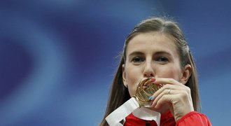 FOTO: Zlatá Hejnová přebrala medaili. Klepala se mi kolena, přiznává