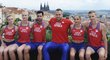 Nové atletické dresy pro olympiádu představili Nikola Bendová, Michaela Hrubá, Jan Kudlička, Tomáš Staněk, Tereza Vokálová a Filip Sasínek