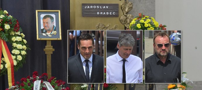 Na pohřeb s atletickou legendou Jaroslavem Brabcem se přišli rozloučit Šebrle, Železný i Dvořák.