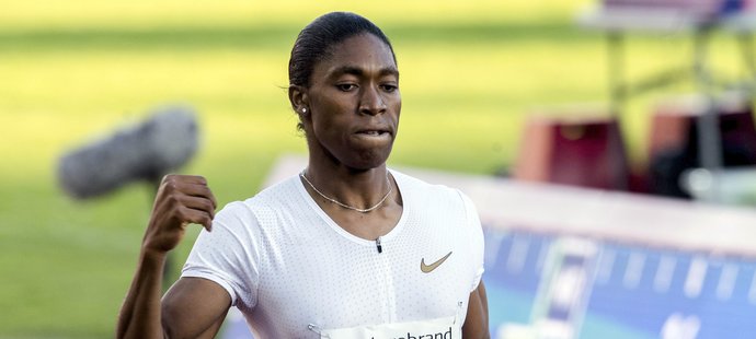 Caster Semenyaová při mítinku Diamantové ligy v Oslu