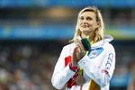 Barbora Špotáková slaví svou bronzovou medaili