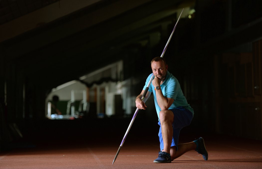 2015. Tomáš Dvořák jako šéftrenér české atletické reprezentace.